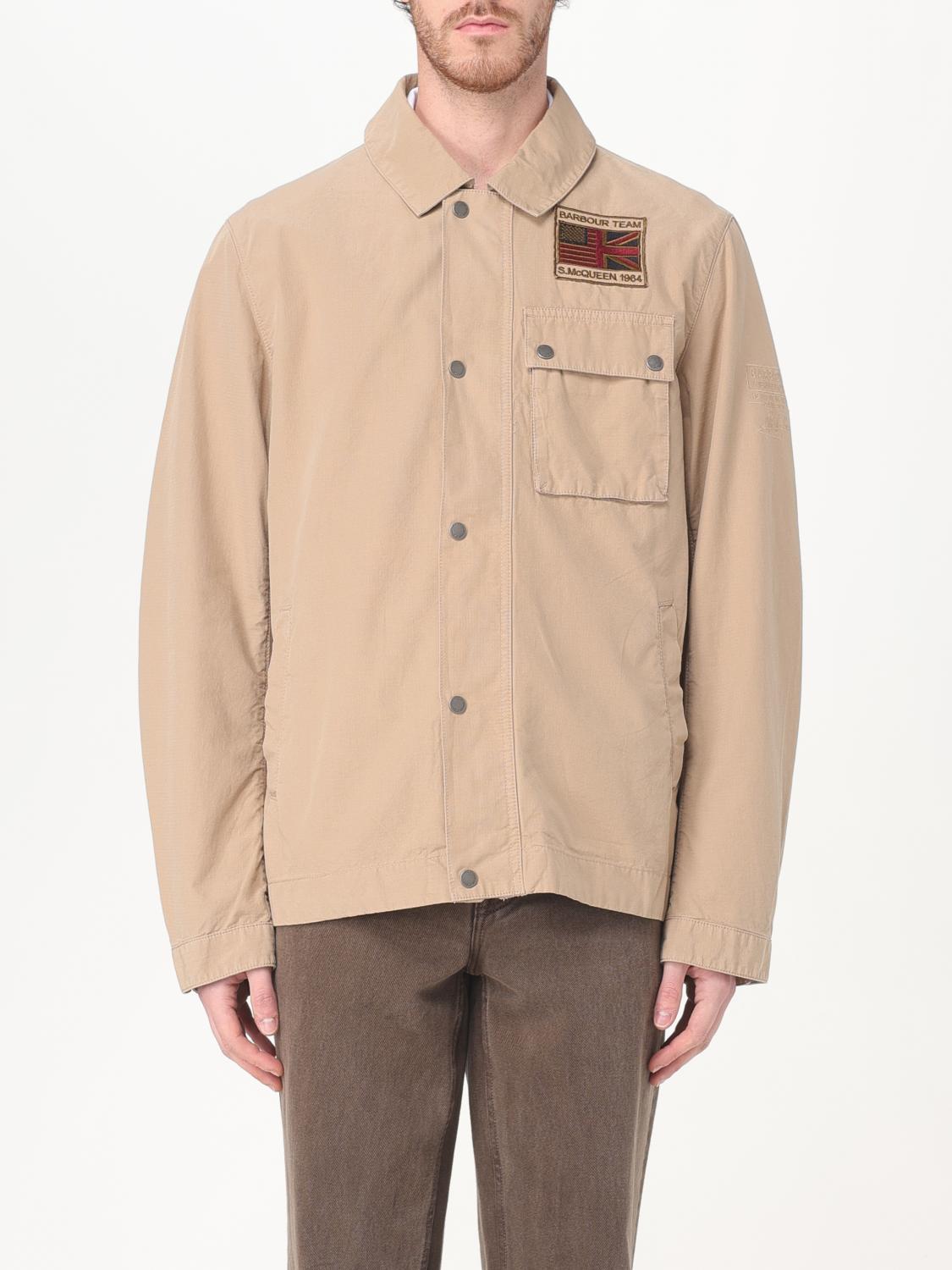 BARBOUR JACKET: Barbour International cotton jacket, Natural - Img 1