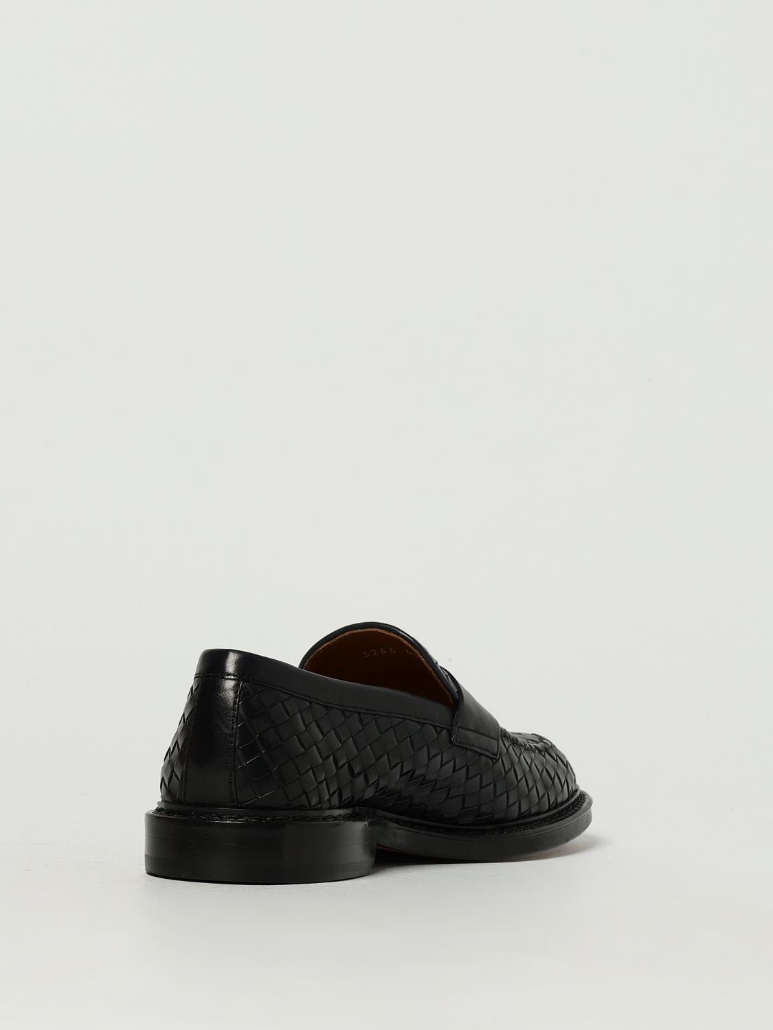 DOUCAL'S MOCASSINI: Mocassino Doucal's in pelle intrecciata , Blue - Img 3