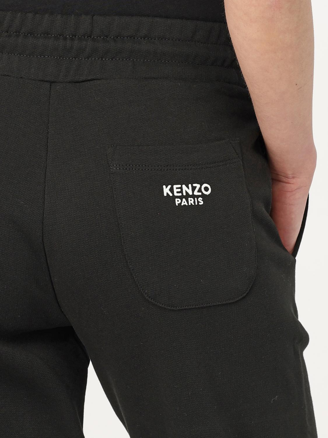 KENZO PANTALONI: Pantalone Kenzo in cotone stretch , Nero - Img 5