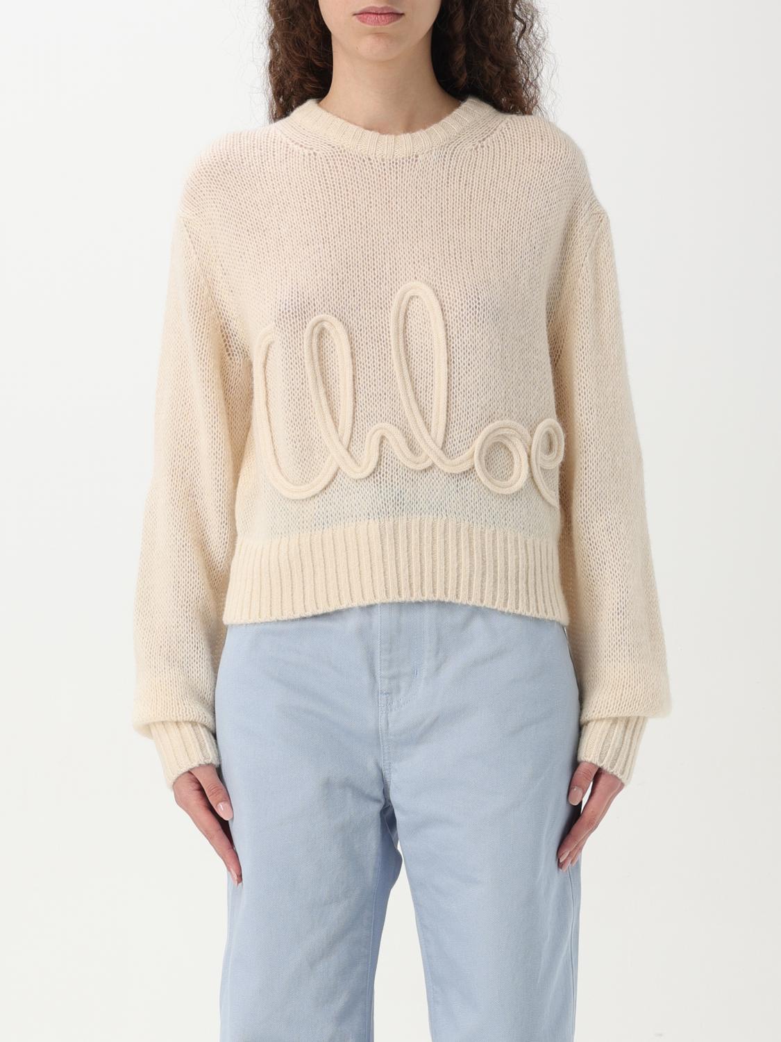 CHLOÉ PULL: Pull femme ChloÉ, Lait - Img 1