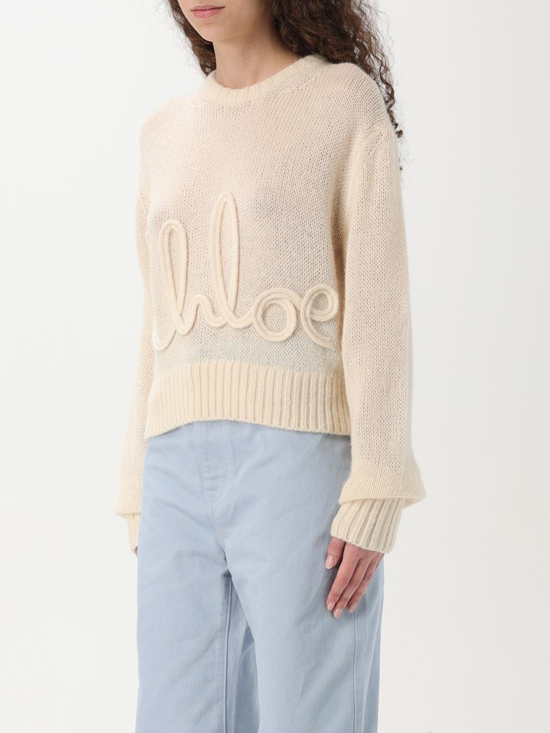 CHLOÉ PULL: Pull femme ChloÉ, Lait - Img 4