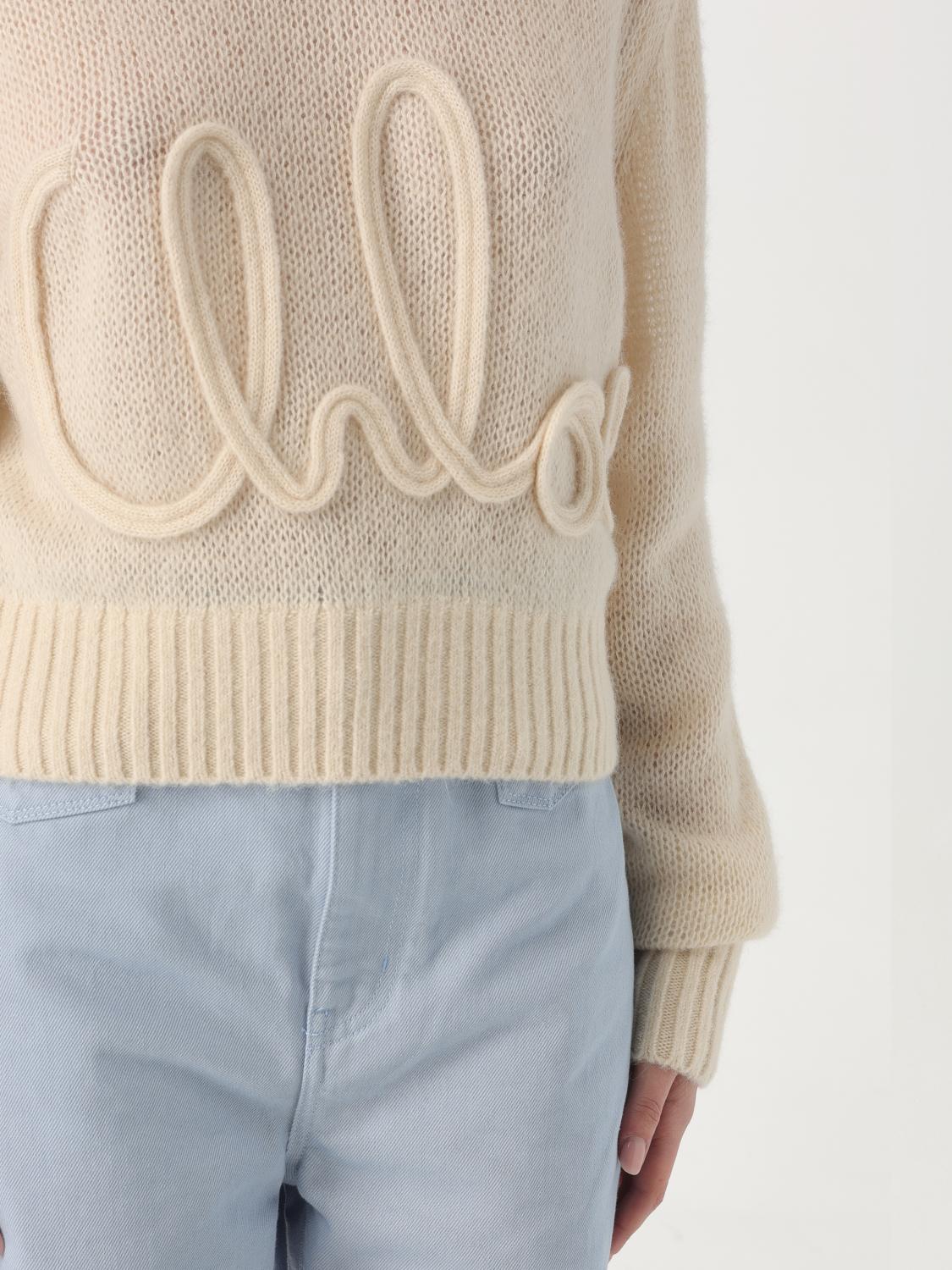 CHLOÉ PULL: Pull femme ChloÉ, Lait - Img 5
