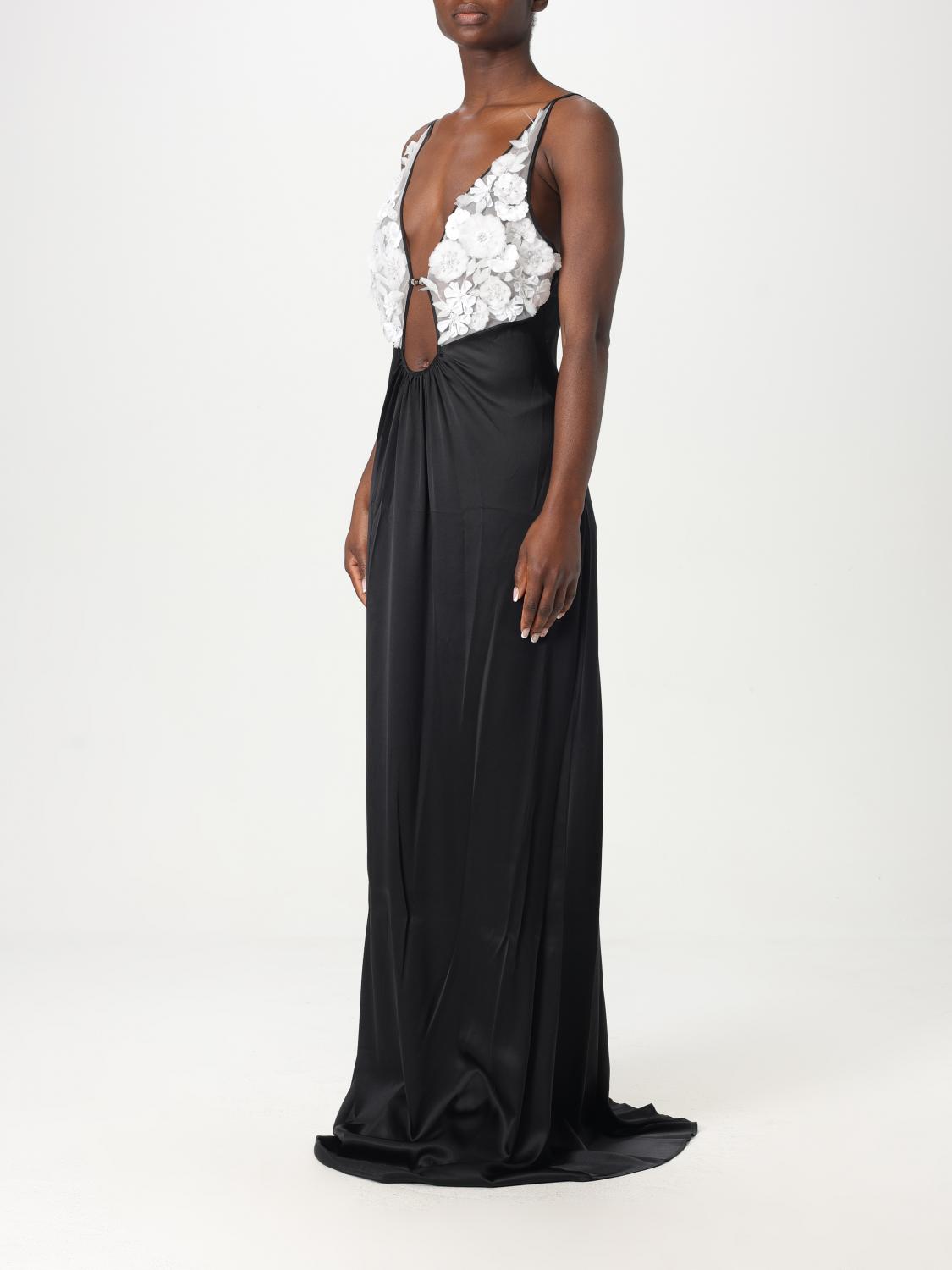 ELISABETTA FRANCHI KLEID: Kleider damen Elisabetta Franchi, Ivory - Img 3