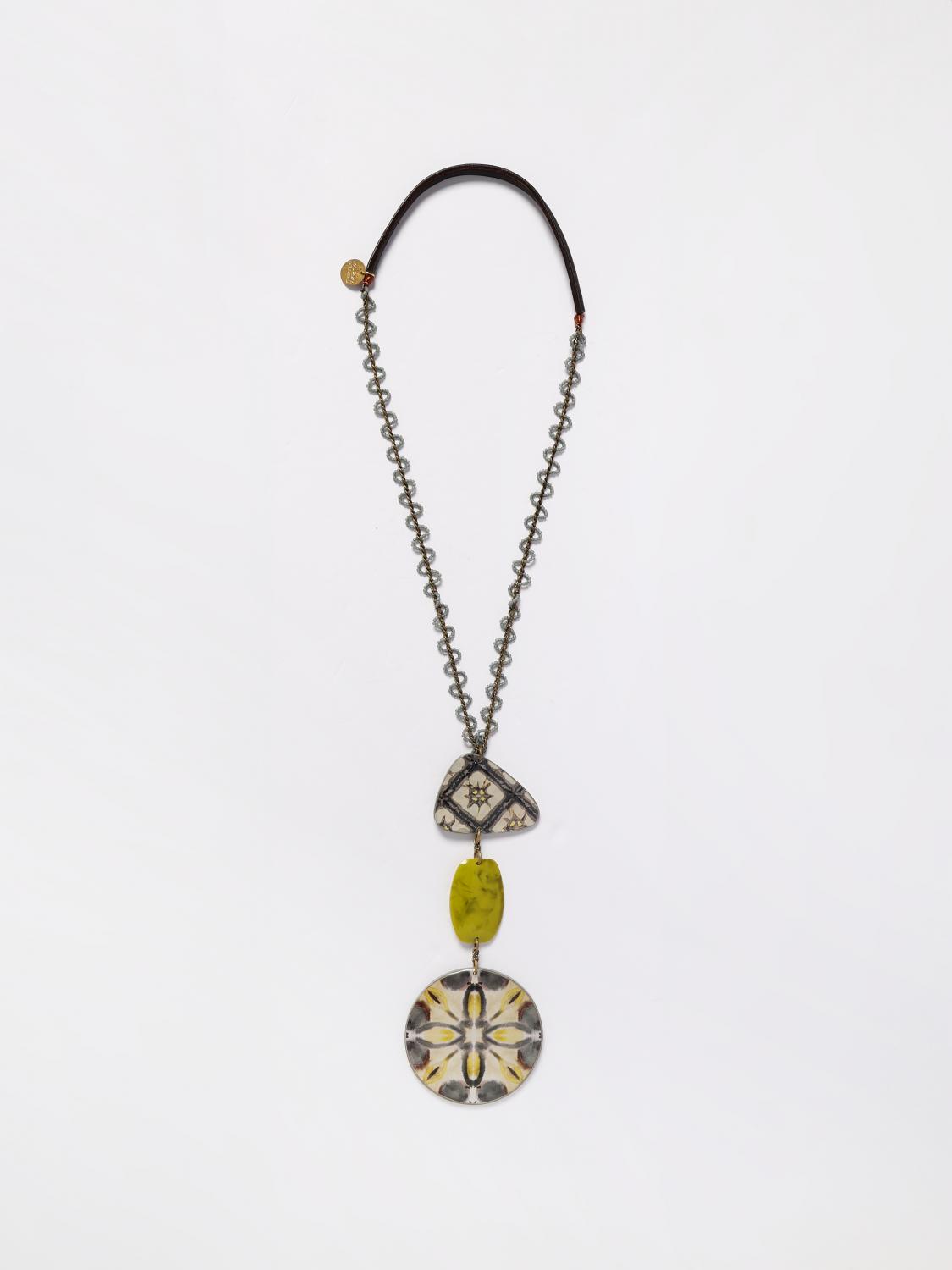 MALIPARMI GIOIELLO: Collana Maliparmi in resina , Grigio 3 - Img 1