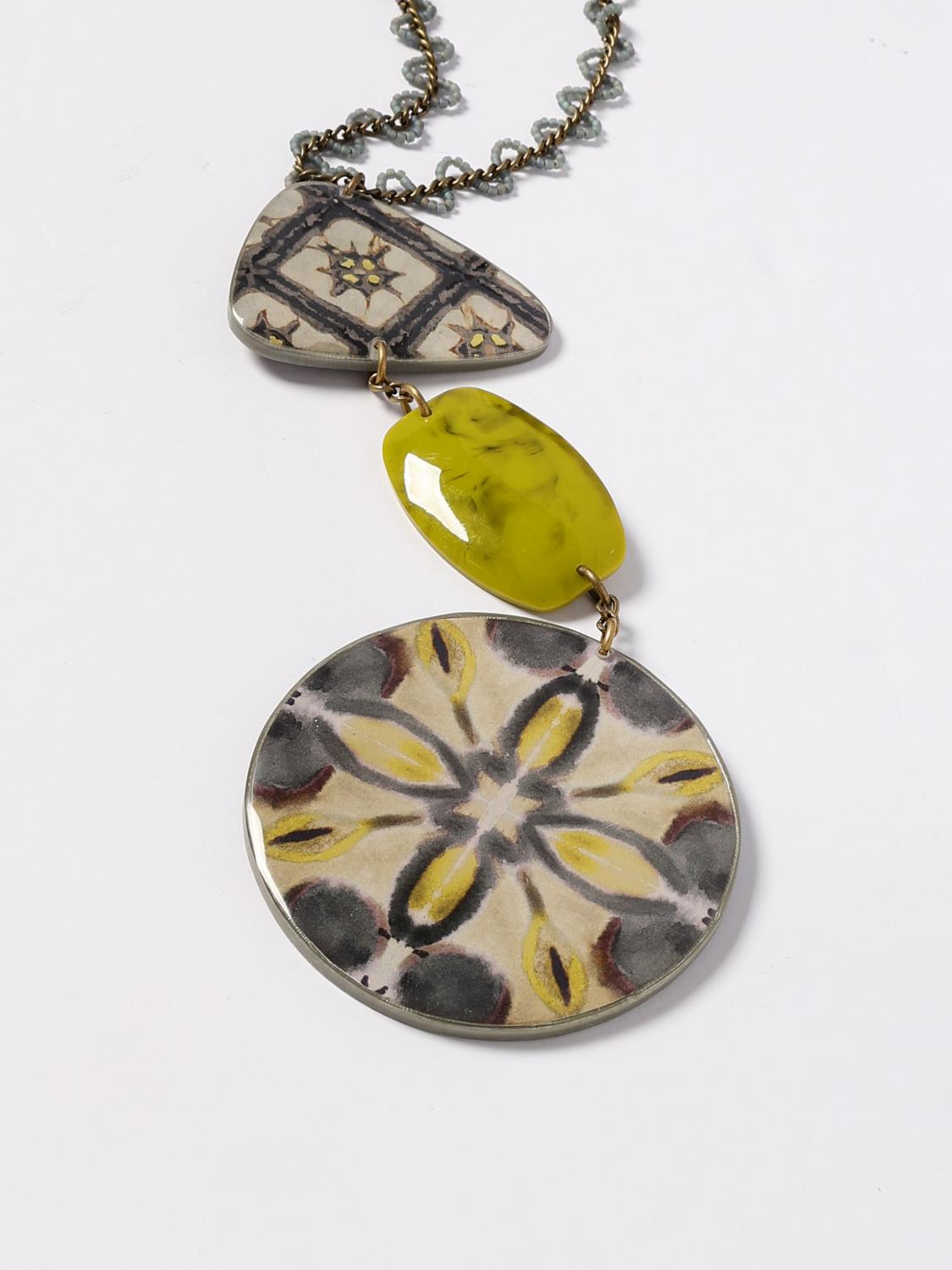 MALIPARMI GIOIELLO: Collana Maliparmi in resina , Grigio 3 - Img 2
