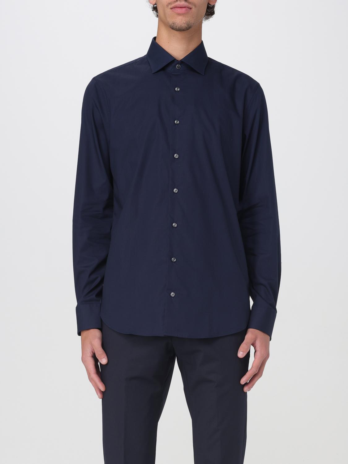 MICHAEL KORS CAMICIA: Camicia classica Michael Kors in cotone , Blue - Img 1