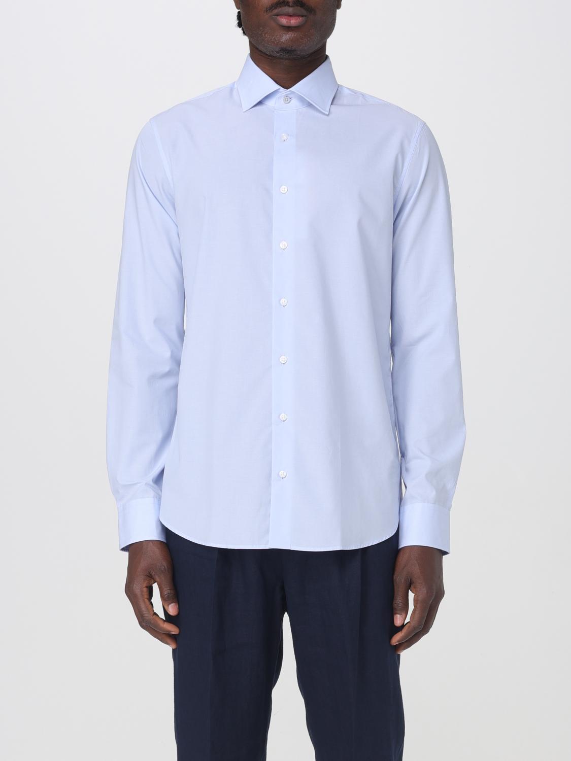 MICHAEL KORS SHIRT: Michael Kors men's shirt, Gnawed Blue - Img 1
