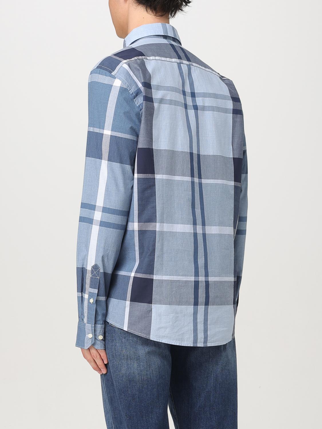 BARBOUR CAMICIA: Camicia classica Barbour in cotone check , Blue - Img 2