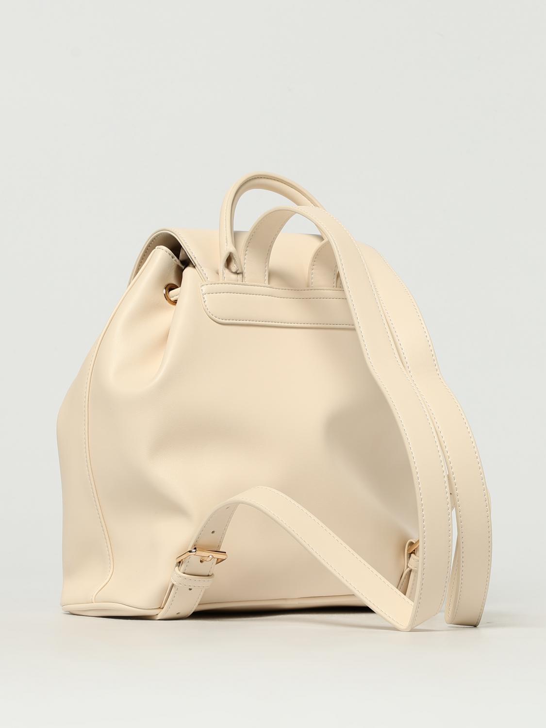 TWINSET ZAINO: Zaino Mon Amour Twinset in pelle sintetica , Bianco - Img 2