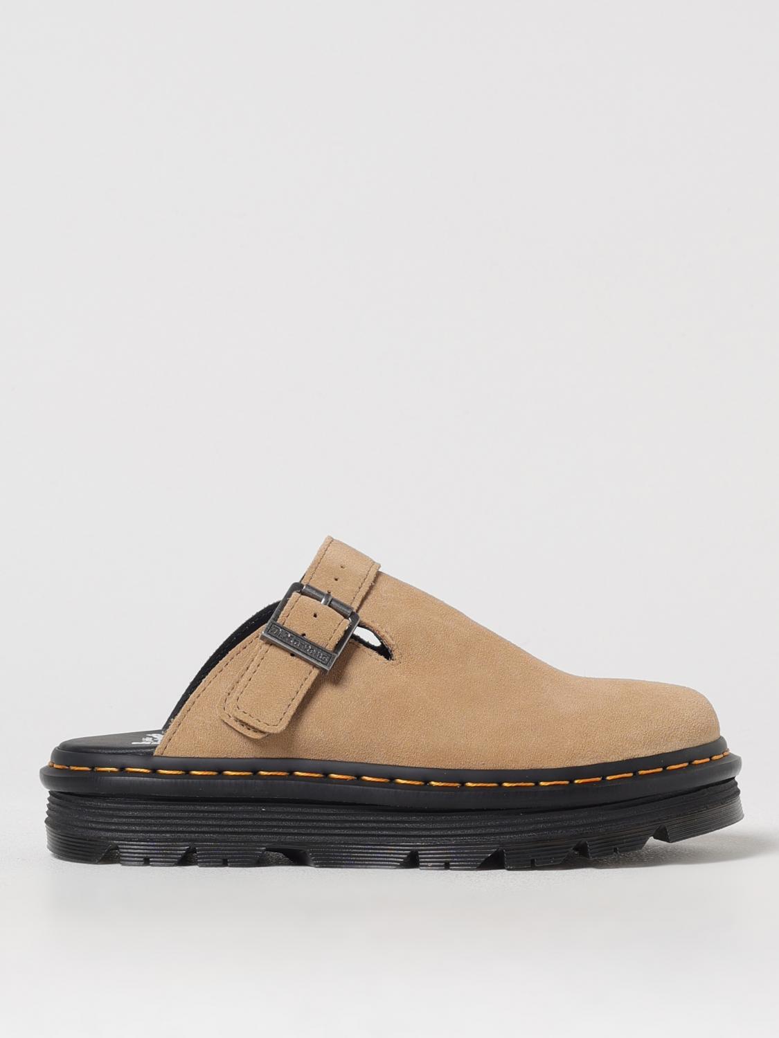 DR. MARTENS SCARPE: Mules Dr. Martens in camoscio , Beige - Img 1