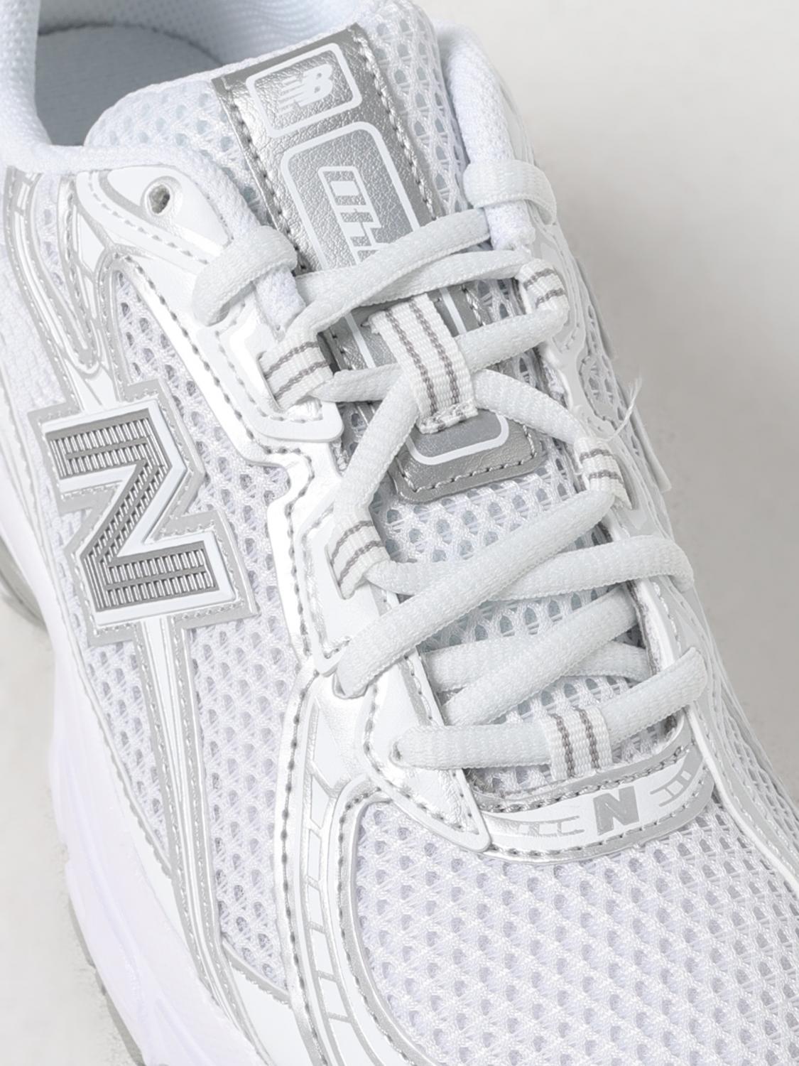 NEW BALANCE SNEAKERS: Sneakers 740 New Balance in pelle sintetica e mesh , Bianco - Img 4
