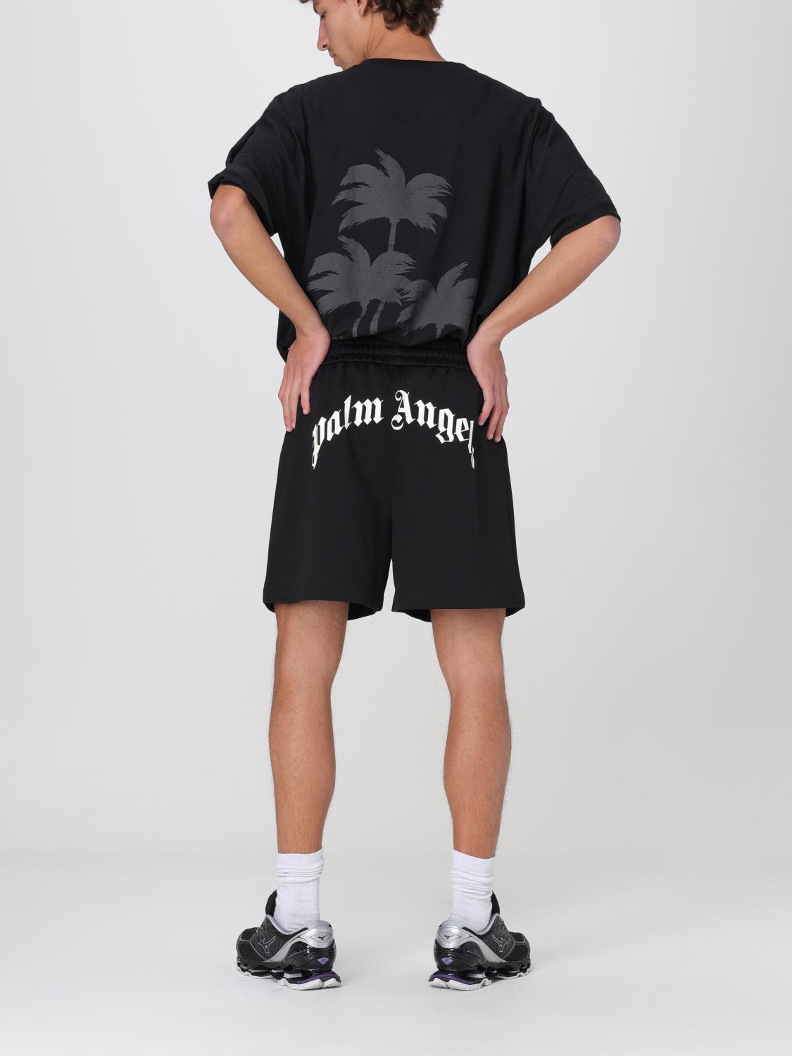 PALM ANGELS SHORTS: Technical Fabric Shorts Palm Angels, Black - Img 2