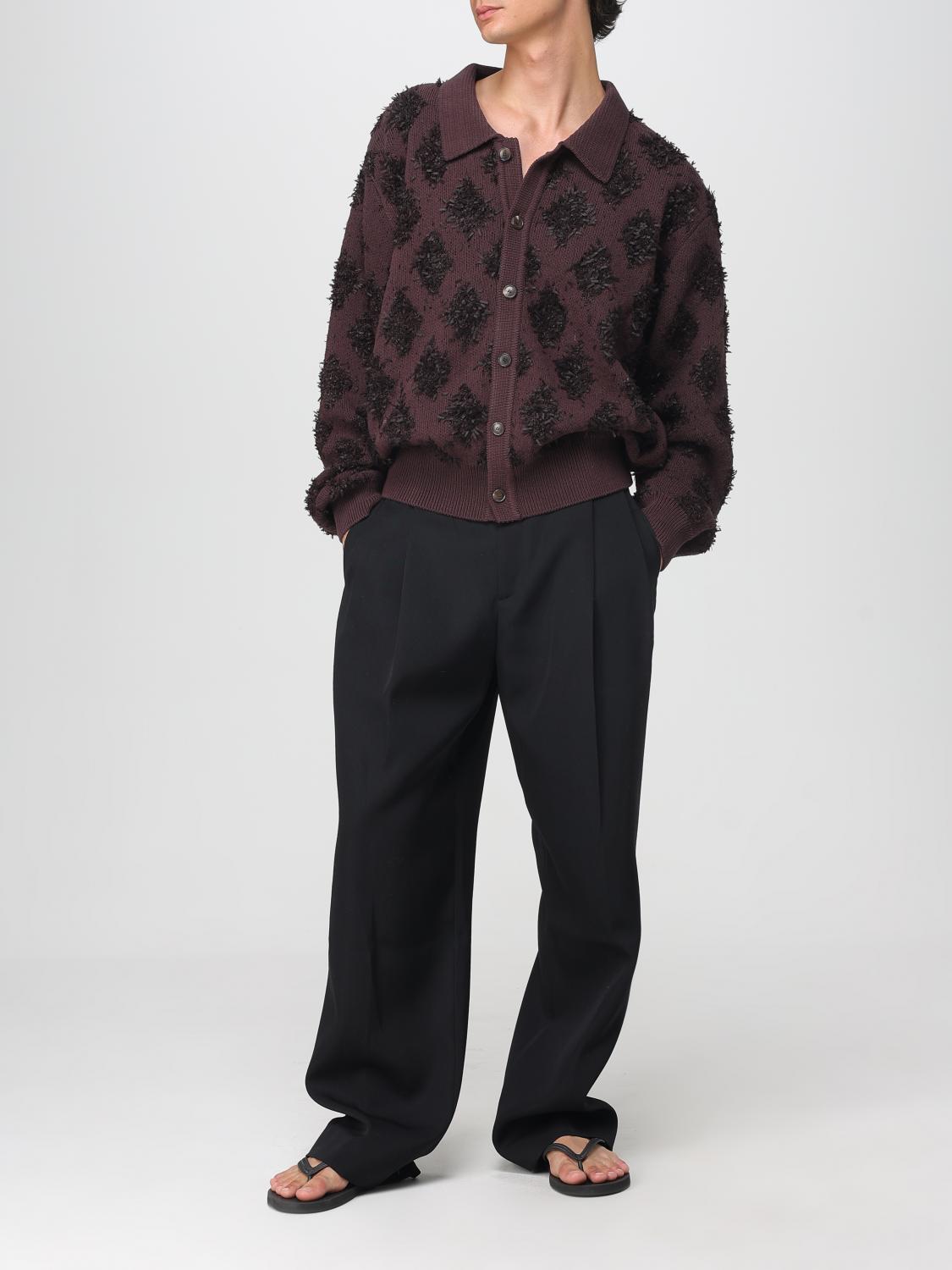 RECTO CARDIGAN: Cardigan men Recto, Brown - Img 2