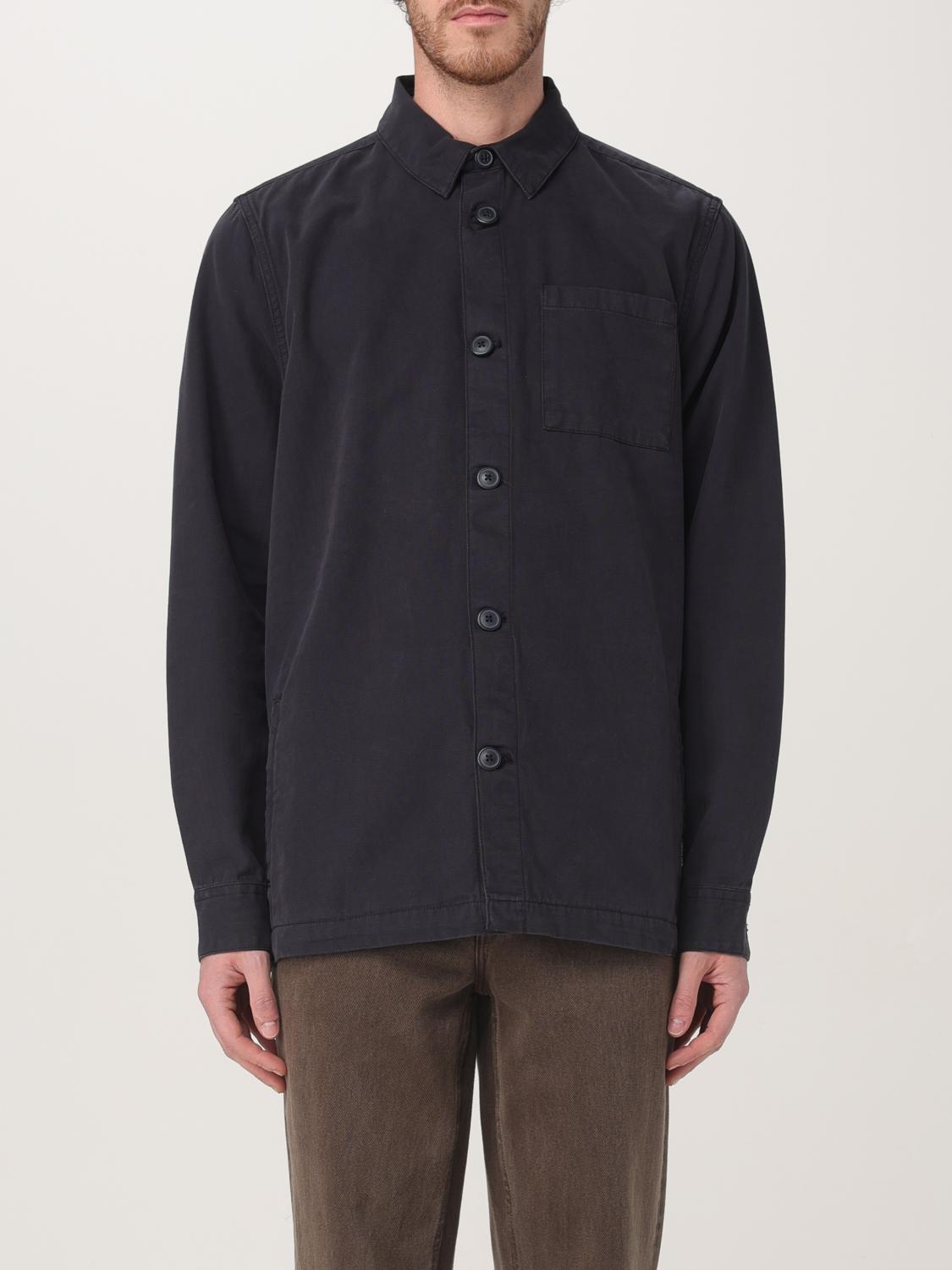 BARBOUR JACKET: Barbour cotton overshirt, Blue - Img 1