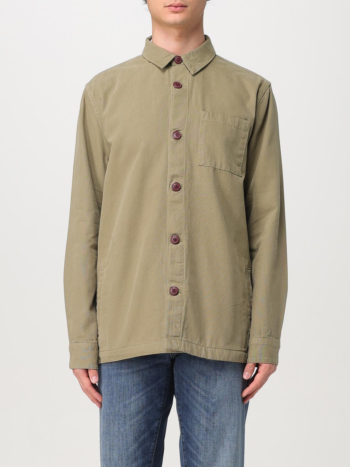 BARBOUR GIACCA: Overshirt Barbour in cotone , Verde - Img 1
