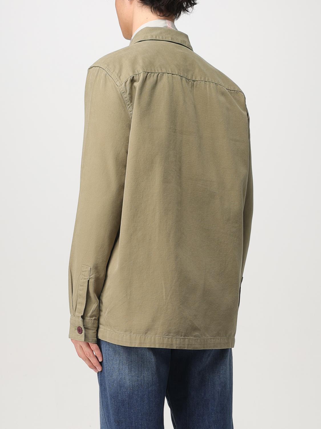 BARBOUR GIACCA: Overshirt Barbour in cotone , Verde - Img 2
