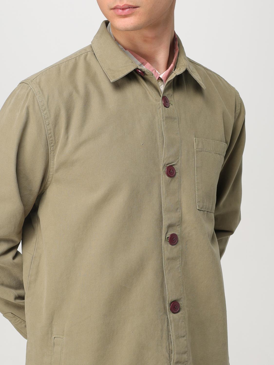 BARBOUR GIACCA: Overshirt Barbour in cotone , Verde - Img 4