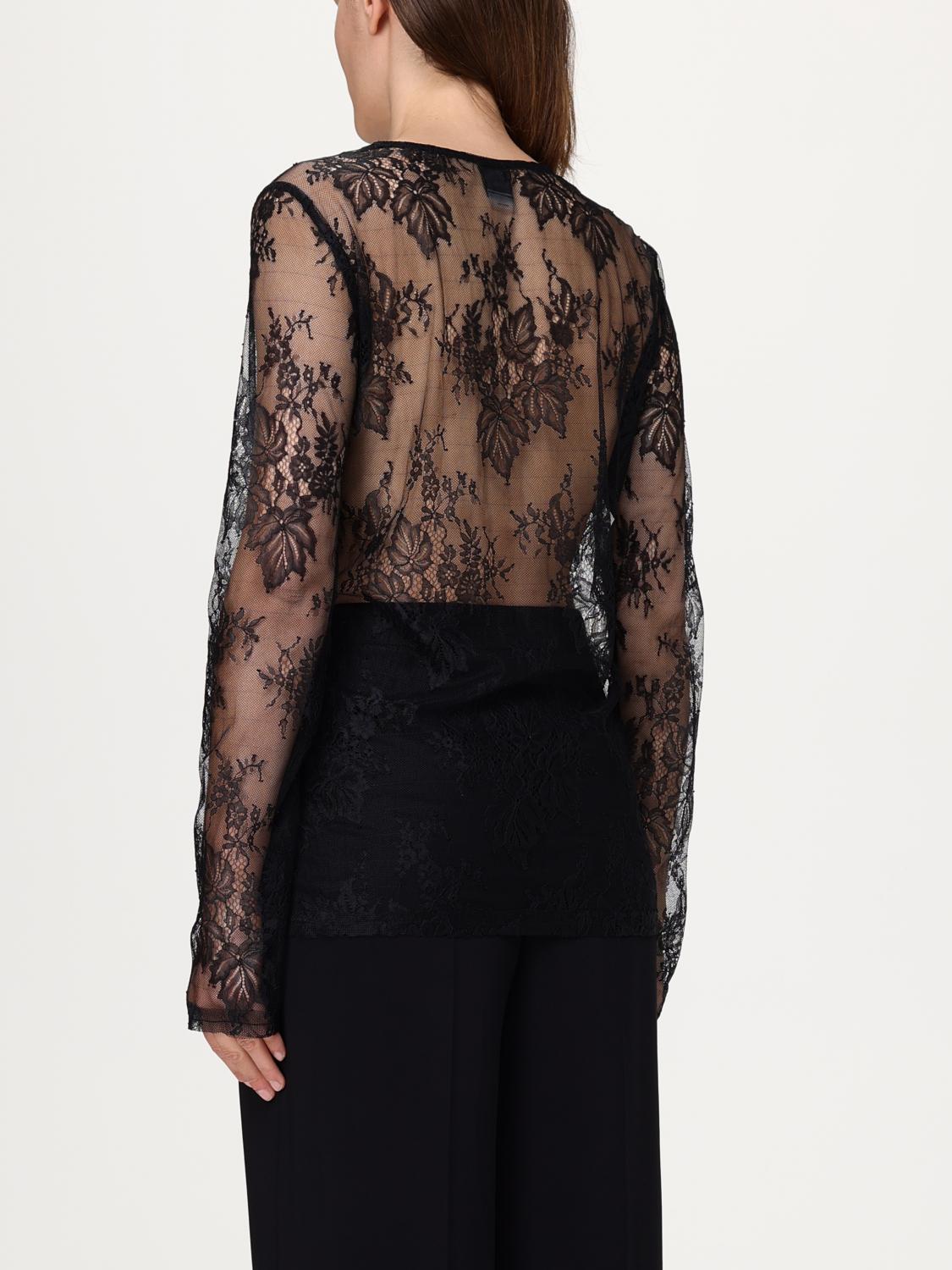 PINKO TOP: Blusa Pinko in pizzo , Nero - Img 2