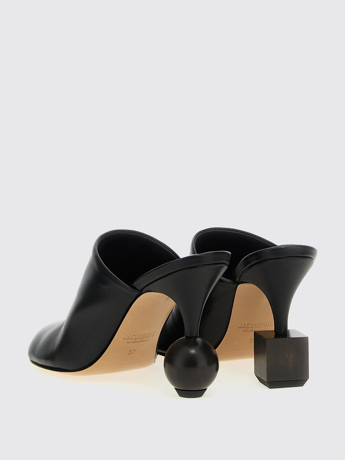 Jacquemus Heeled sandals woman - Black | 251FO1613073 | GIGLIO.COM