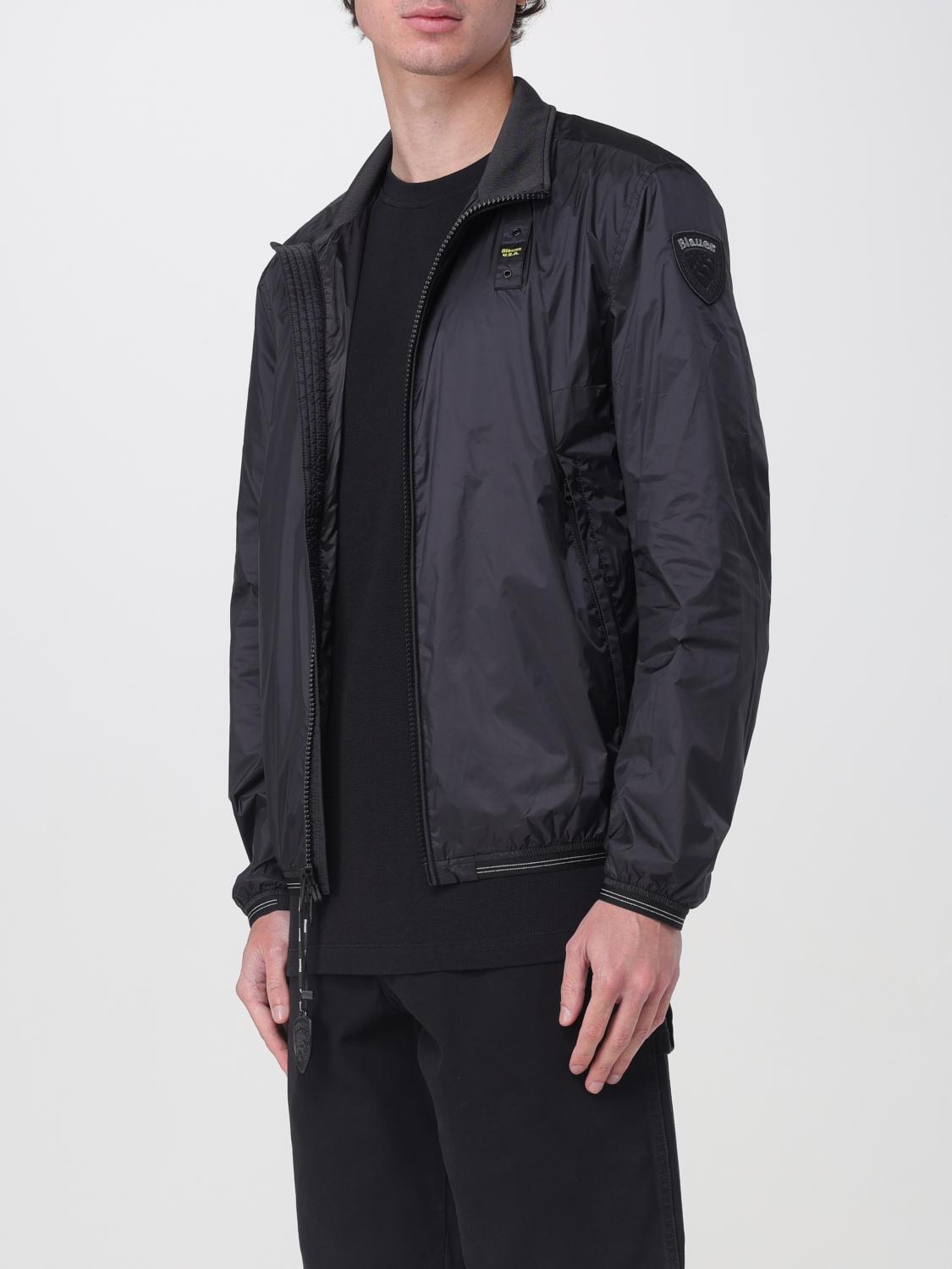 BLAUER CHAQUETA: Abrigo hombre Blauer, Negro - Img 3