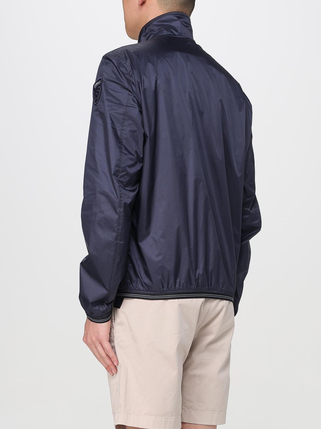 BLAUER CHAQUETA: Abrigo hombre Blauer, Azul Oscuro - Img 2
