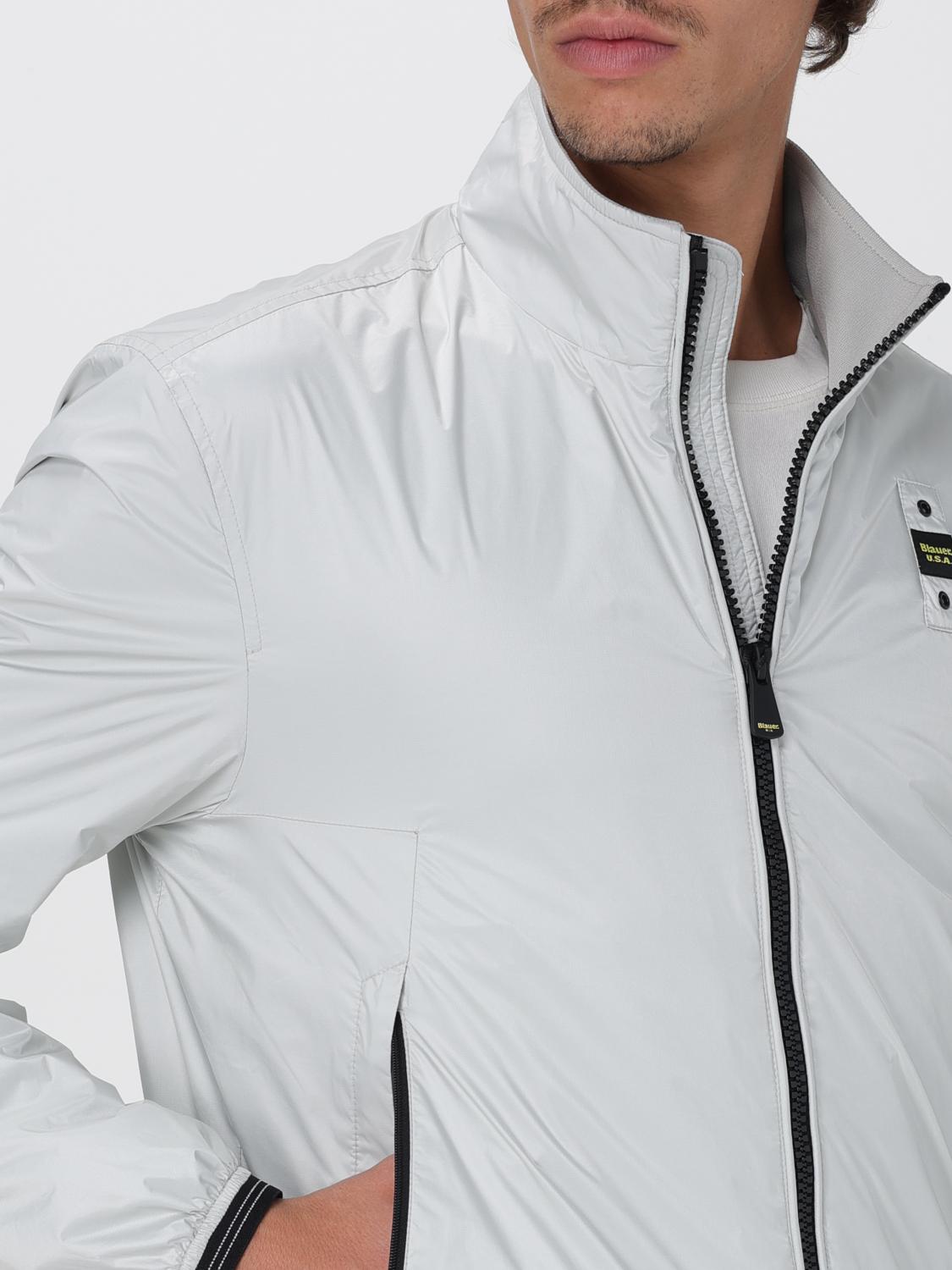 BLAUER JACKET: Coat men Blauer, Ivory - Img 4