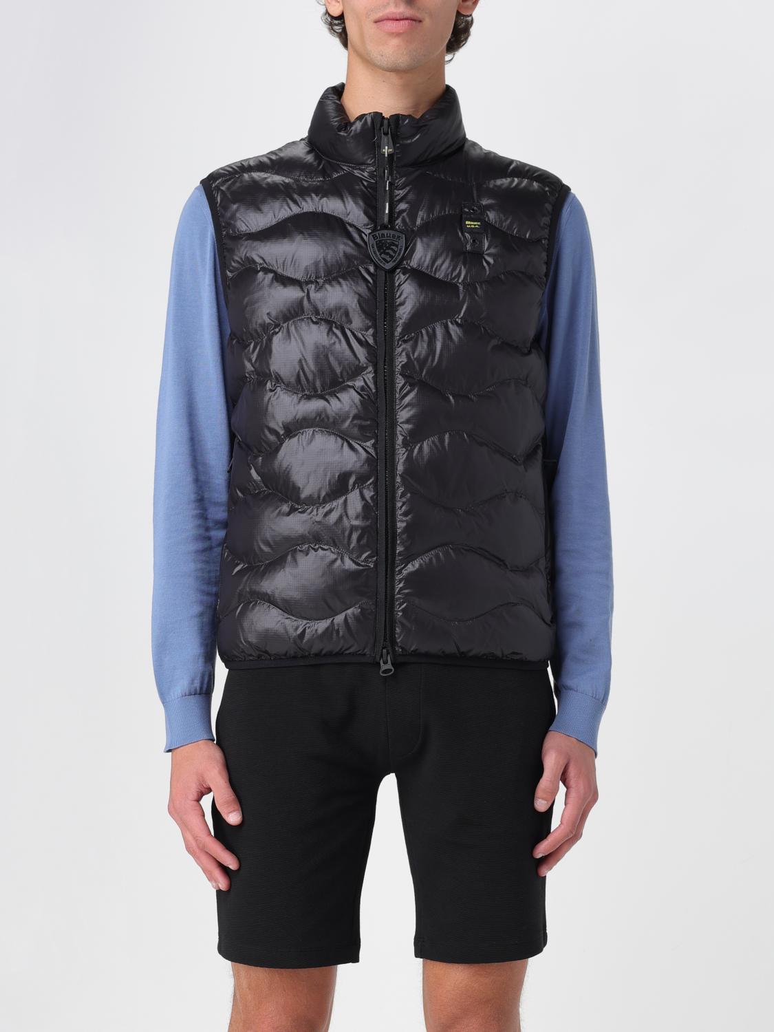BLAUER SUIT VEST: Blauer padded quilted nylon vest, Black - Img 1