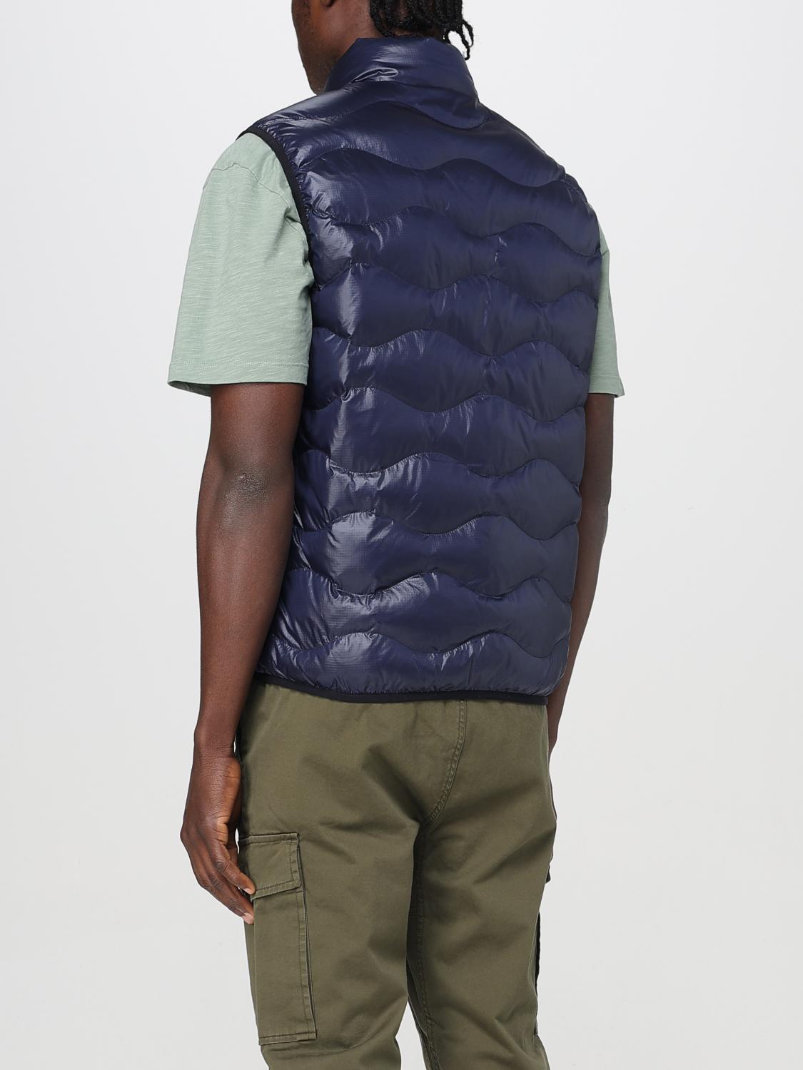 BLAUER SUIT VEST: Blauer padded quilted nylon vest, Blue - Img 2
