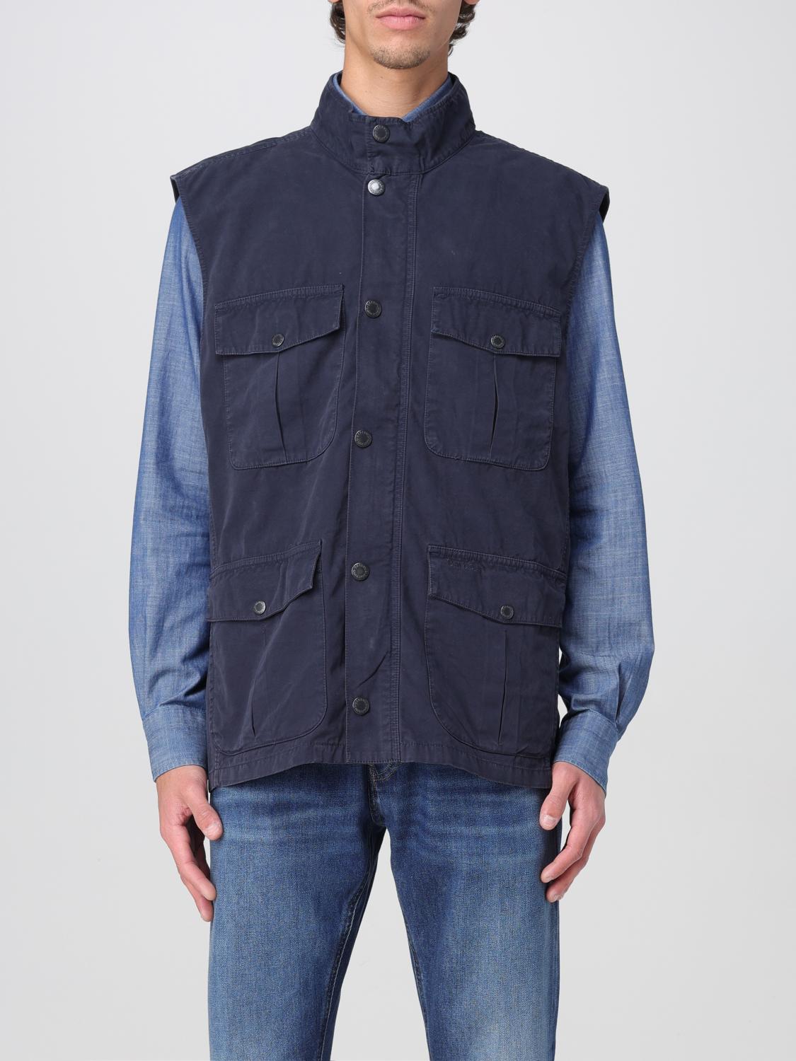 BARBOUR CHALECO: Chaleco hombre Barbour, Azul Oscuro - Img 1