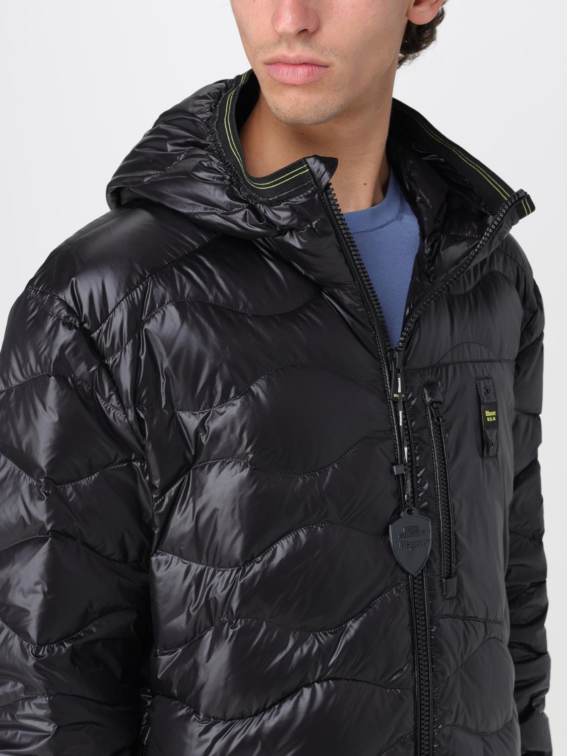 BLAUER JACKET: Jacket men Blauer, Black - Img 4