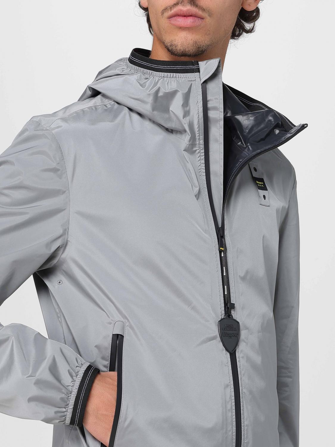 BLAUER JACKET: Jacket men Blauer, Grey - Img 4