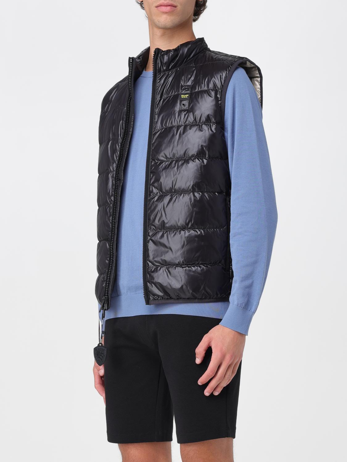 BLAUER CHALECO: Chaleco hombre Blauer, Gris Ratón - Img 3