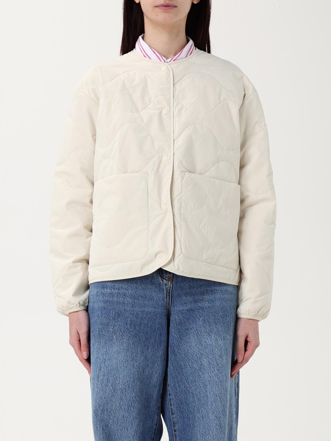 SAVE THE DUCK GIACCA: Bomber Save The Duck in nylon trapuntato , Ecru - Img 1