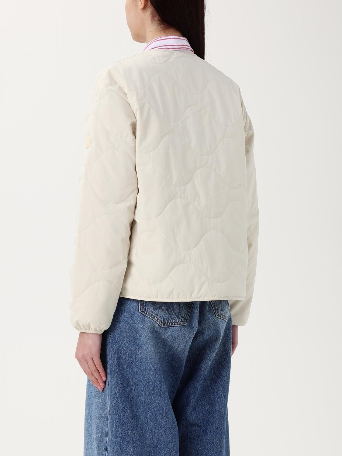SAVE THE DUCK GIACCA: Bomber Save The Duck in nylon trapuntato , Ecru - Img 2
