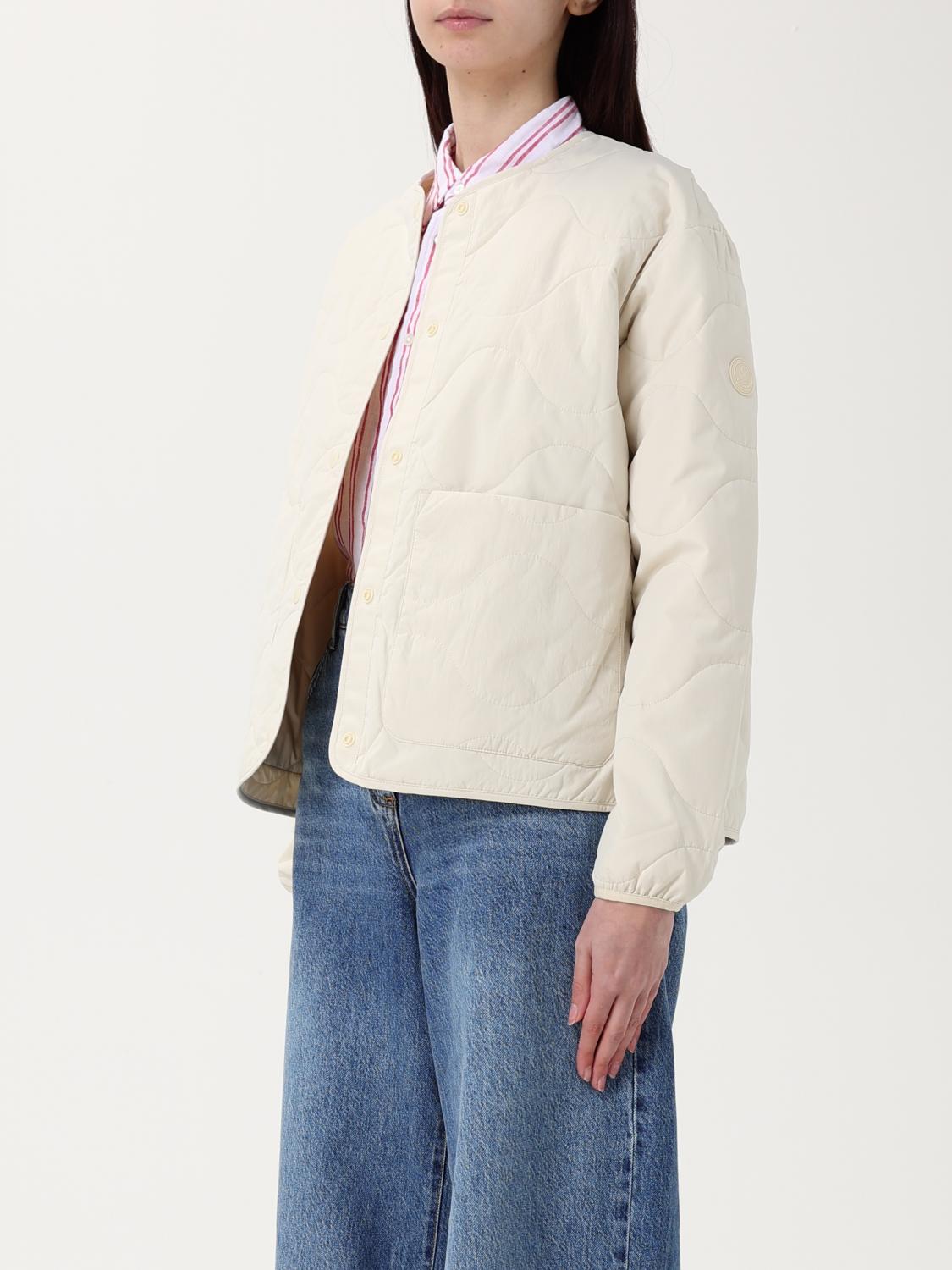 SAVE THE DUCK GIACCA: Bomber Save The Duck in nylon trapuntato , Ecru - Img 3