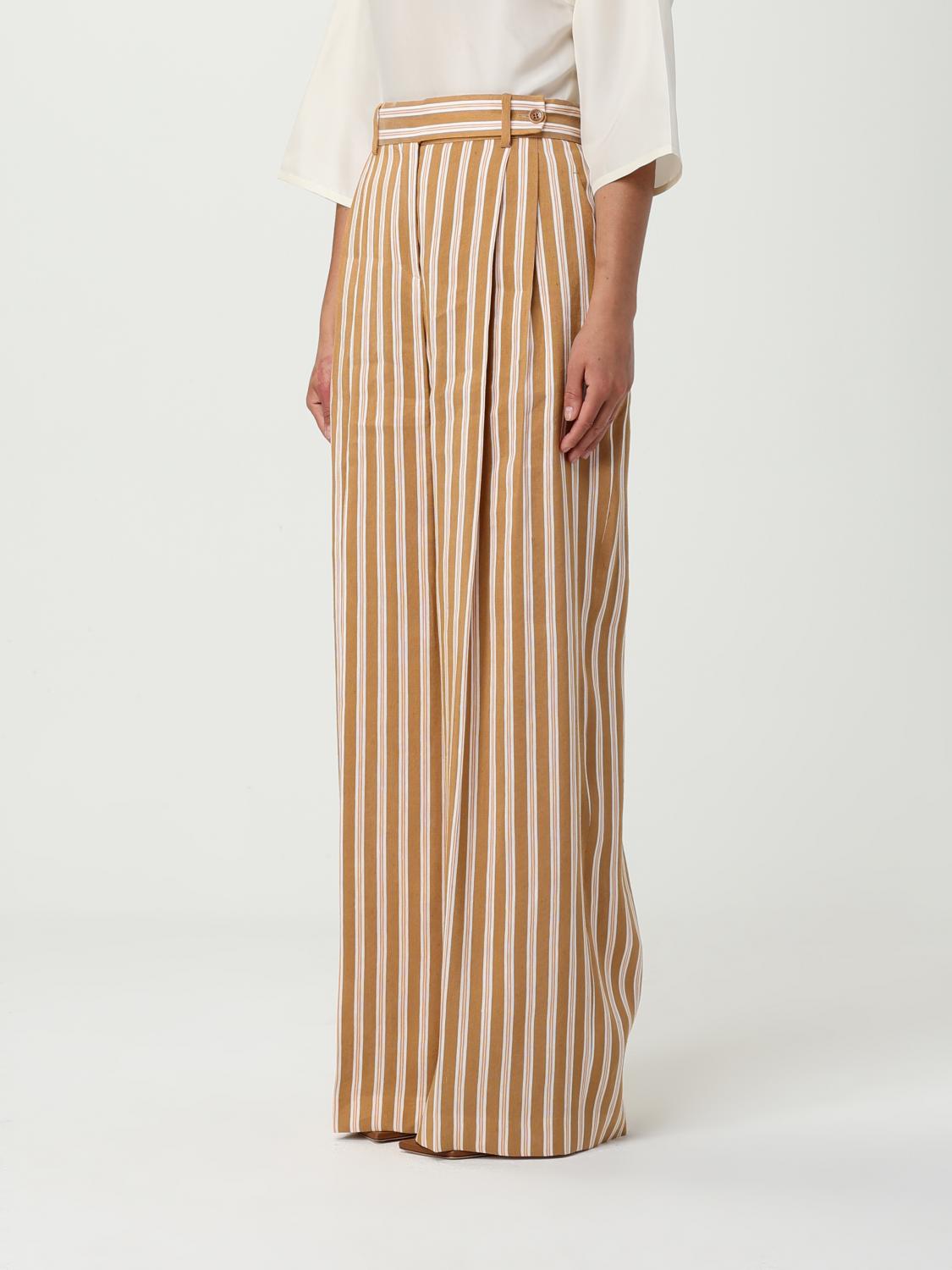 ALBERTA FERRETTI PANTALONI: 팬츠 여성 Alberta Ferretti, 브라운 - Img 3