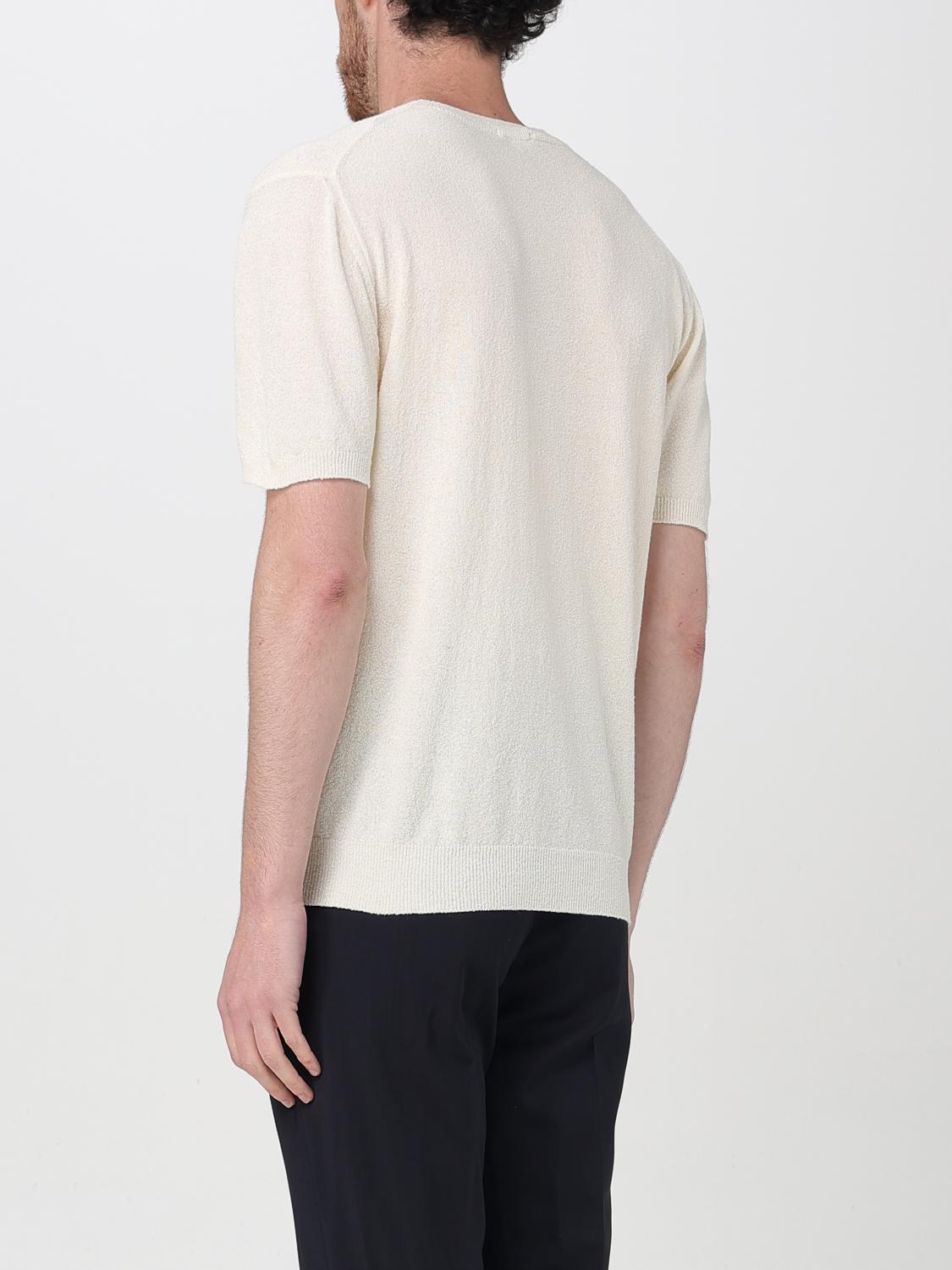 DRUMOHR T-SHIRT: Drumohr crewneck cotton blend t-shirt, White - Img 2