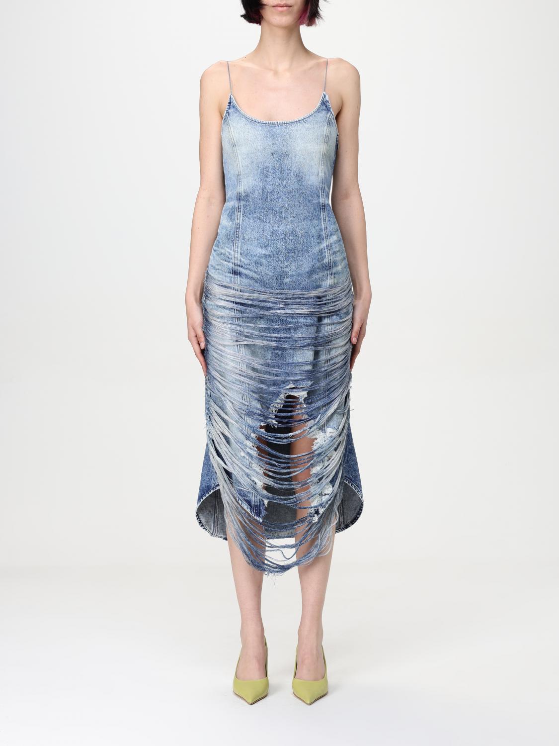 DIESEL VESTIDO: Vestido mujer Diesel, Azul Oscuro - Img 1