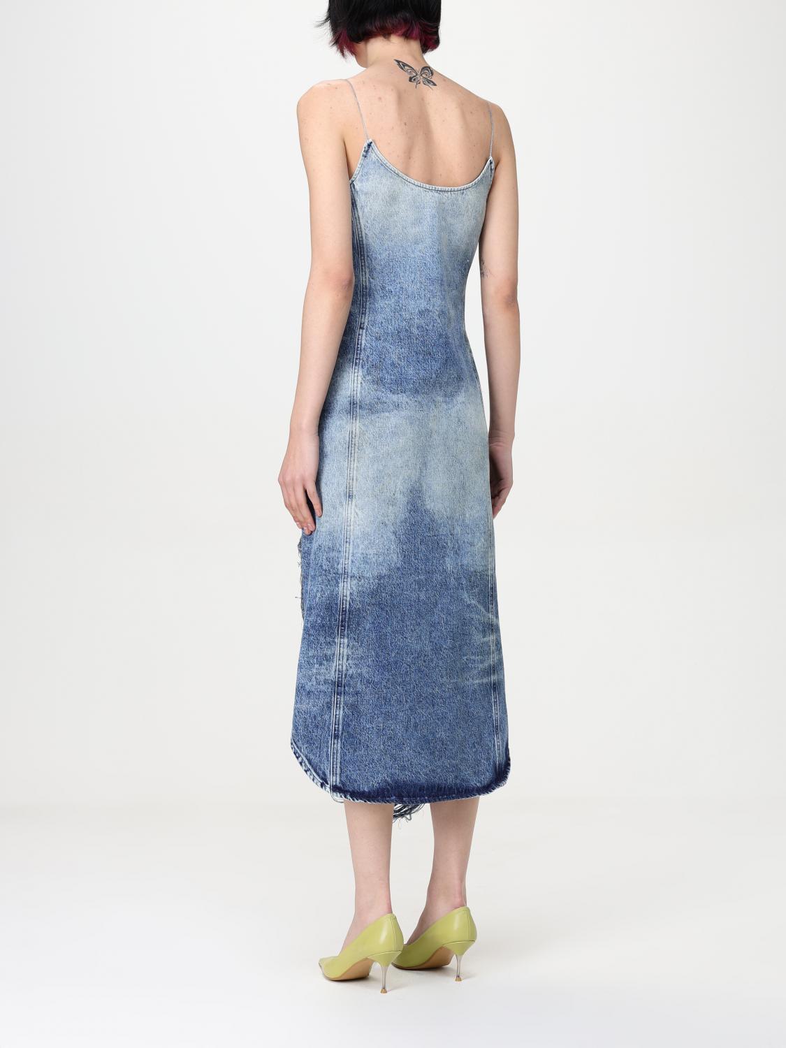 DIESEL VESTIDO: Vestido mujer Diesel, Azul Oscuro - Img 2