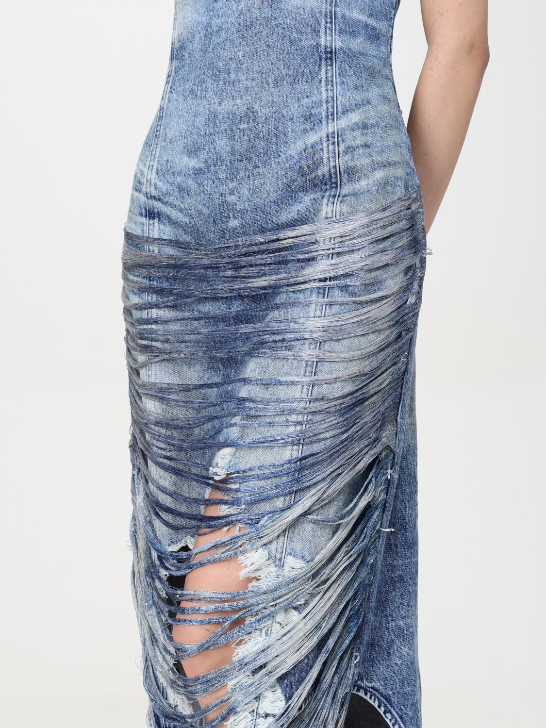 DIESEL VESTIDO: Vestido mujer Diesel, Azul Oscuro - Img 3