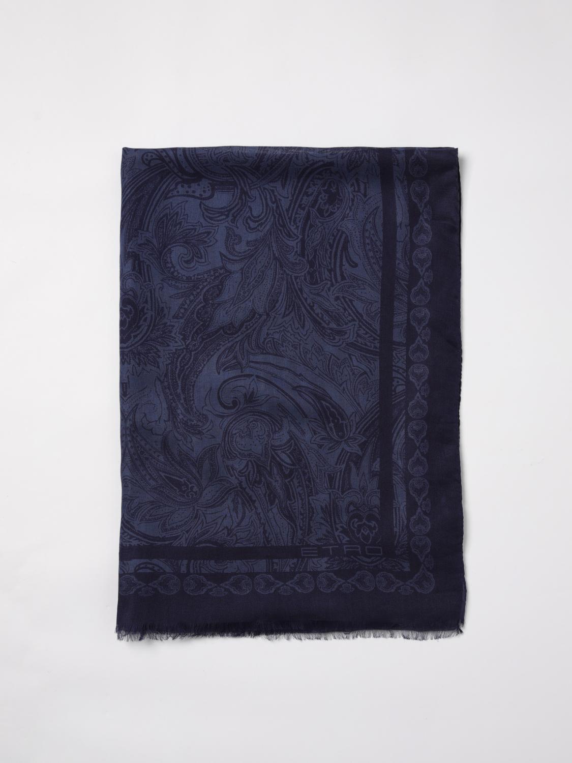 ETRO SCHAL: Schal herren Etro, Blau - Img 1