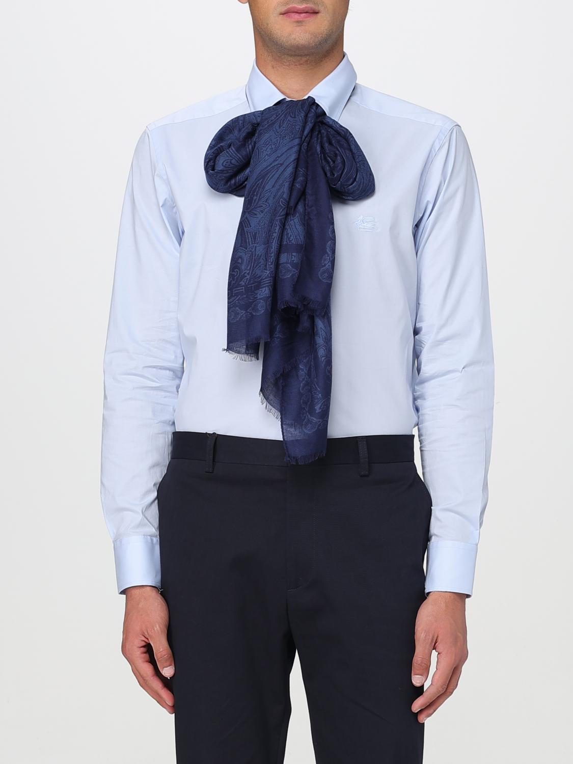 ETRO SCHAL: Schal herren Etro, Blau - Img 2
