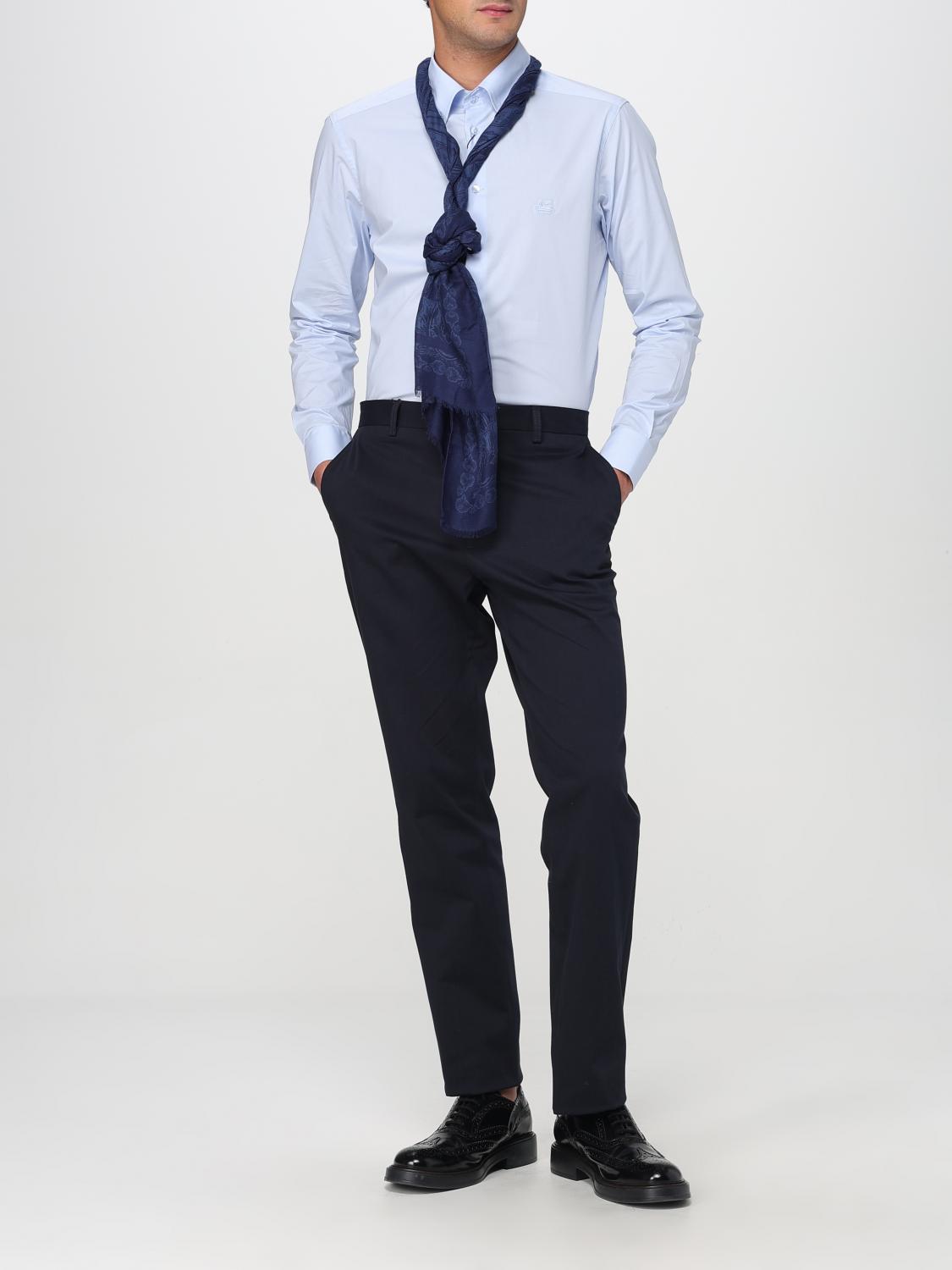 ETRO SCHAL: Schal herren Etro, Blau - Img 4