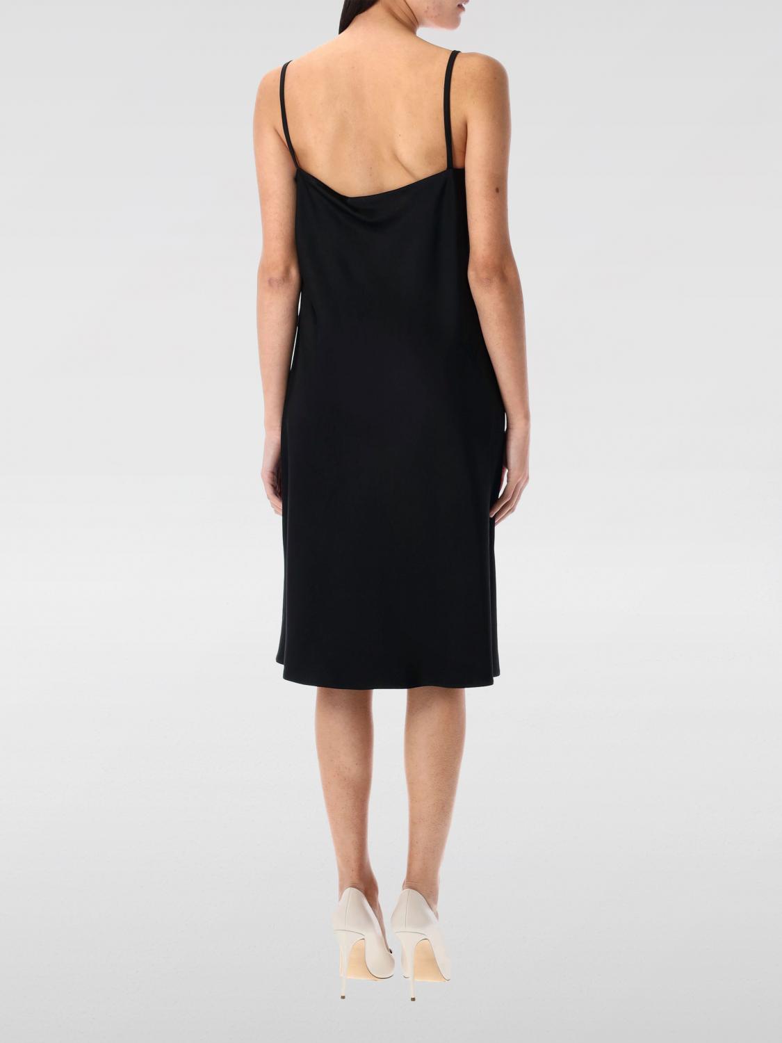 VERSACE ABITO: Abito basic Versace in misto viscosa , Nero - Img 2