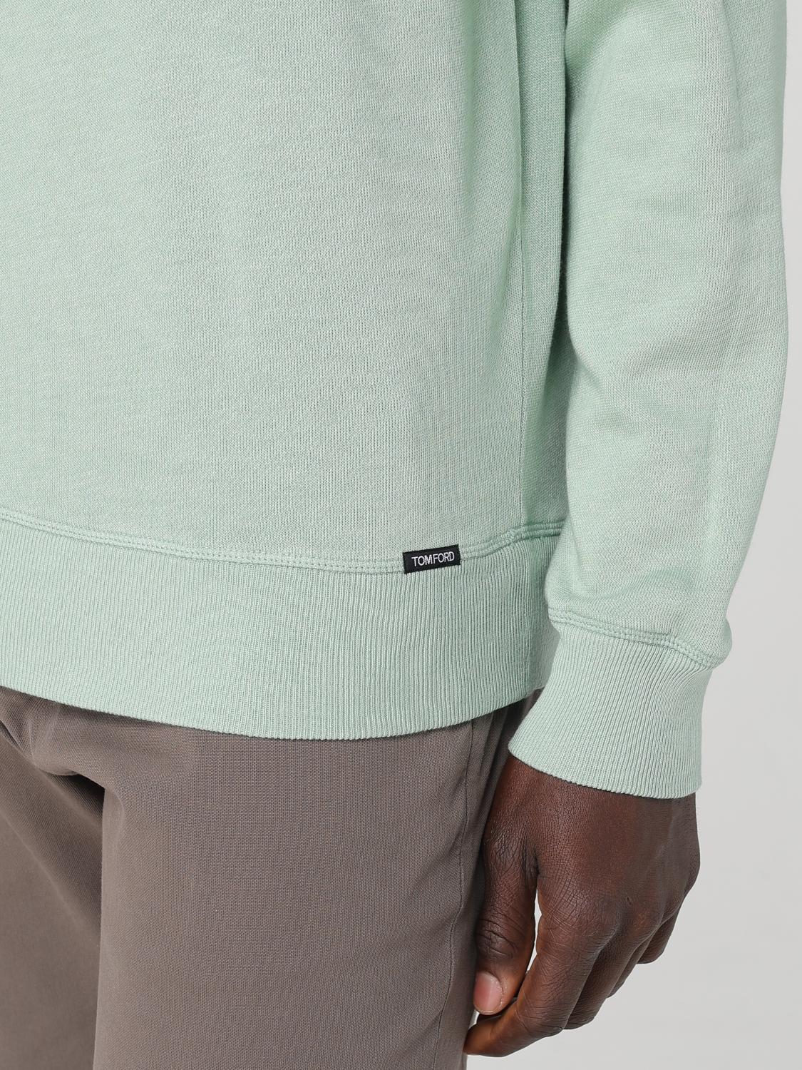 TOM FORD JERSEY: Sudadera hombre Tom Ford, Verde - Img 5