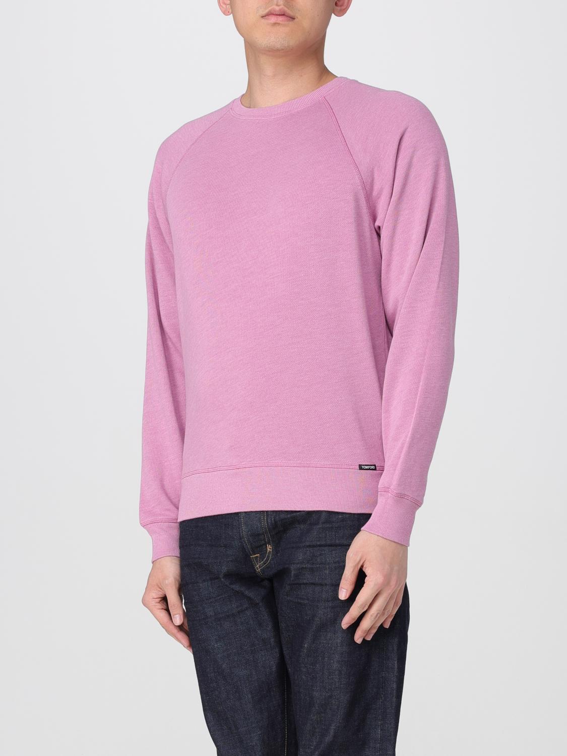 TOM FORD PULL: Sweatshirt homme Tom Ford, Framboise - Img 4