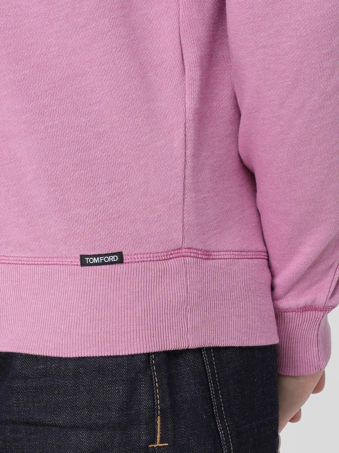 TOM FORD PULL: Sweatshirt homme Tom Ford, Framboise - Img 5