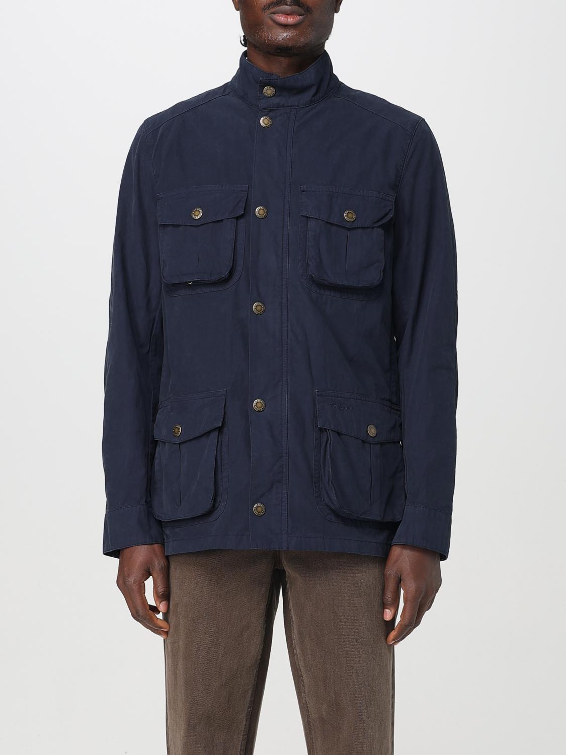 BARBOUR GIACCA: 西服外套 男士 Barbour, 蓝色 - Img 1