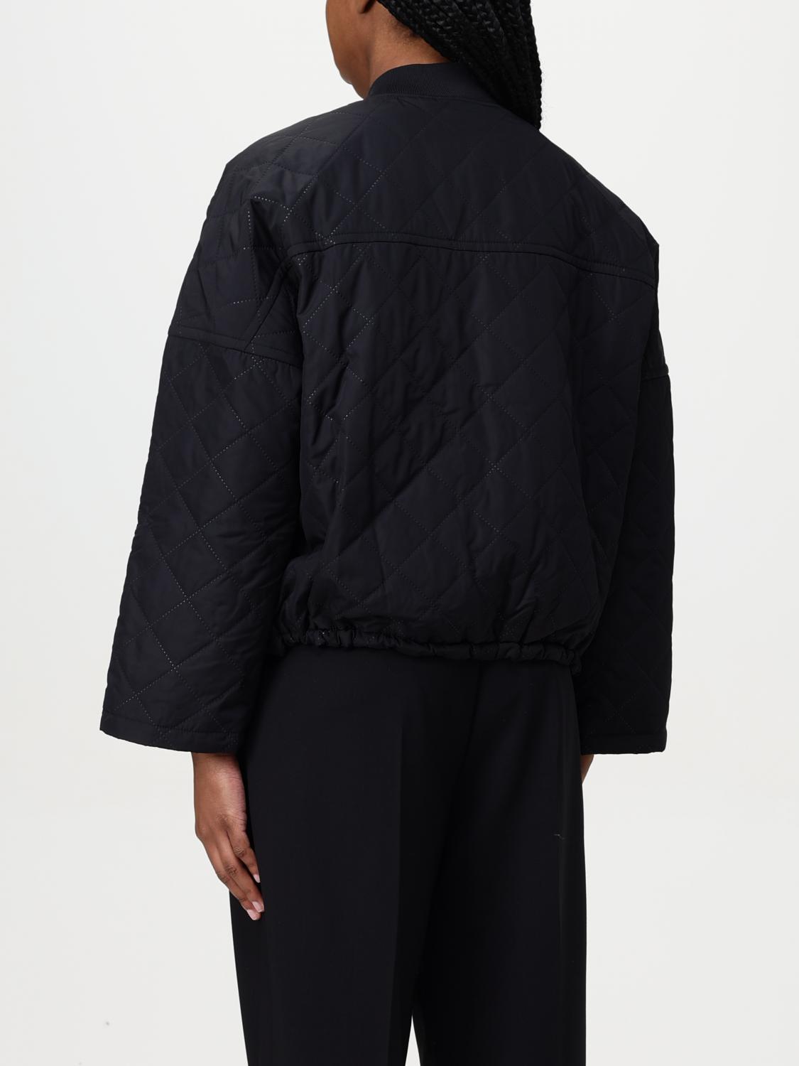 BARBOUR GIACCA: Bomber Barbour in nylon trapuntato , Nero - Img 2