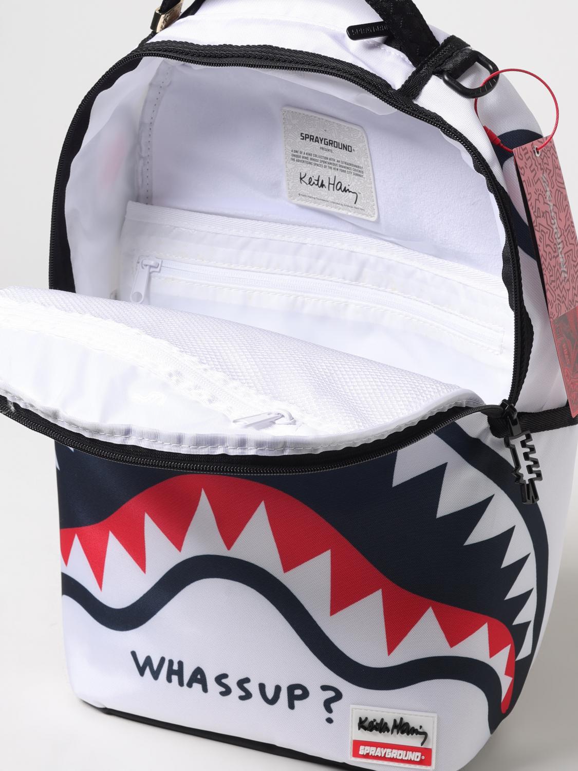 SPRAYGROUND BACKPACK: Backpack men Sprayground, White - Img 4